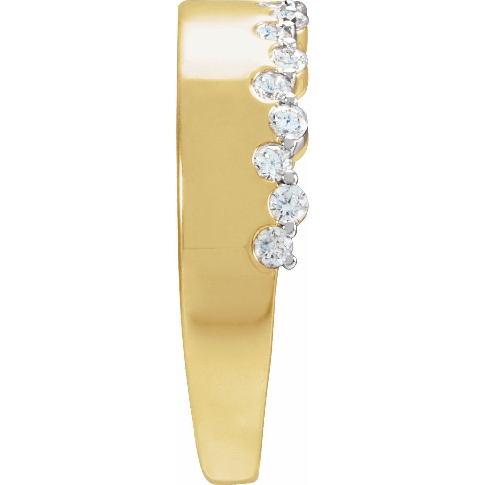 14K Yellow 1/3 CTW Natural Diamond Ring