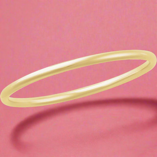 14kt Yellow Gold Bangle Bracelet 7.5