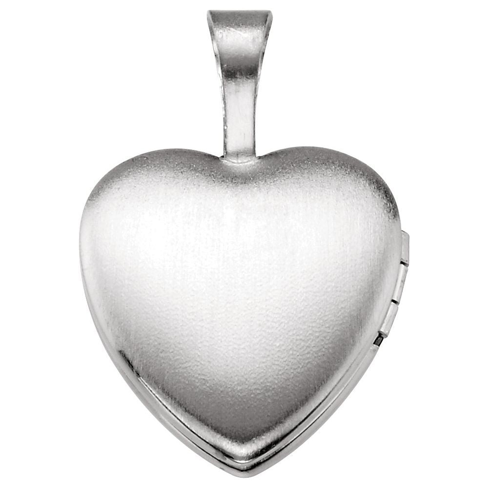 Sterling Silver Enamel Heart Locket 