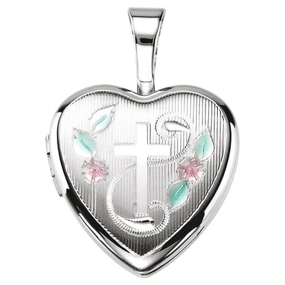 Enamel Heart Locket