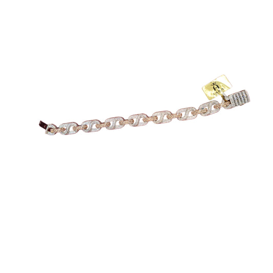 925 Silver Hiphop Jewelry bracelet with CZ