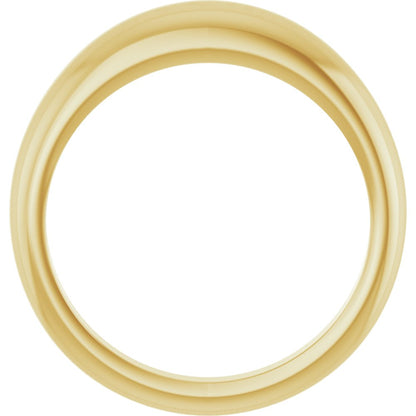 14K Yellow Gold 4mm Petite Dome Ring – Classic & Timeless Everyday Band