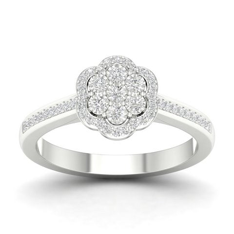 Radiant Beauty: 10K 0.25CT D-Ladies Ring