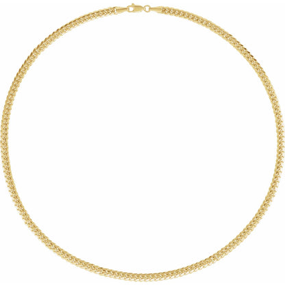 14K Yellow Gold Miami Cuban Curb Chain Necklace - 4.35mm, 18 & 24 inches: Timeless Elegance and Quality Craftsmanship