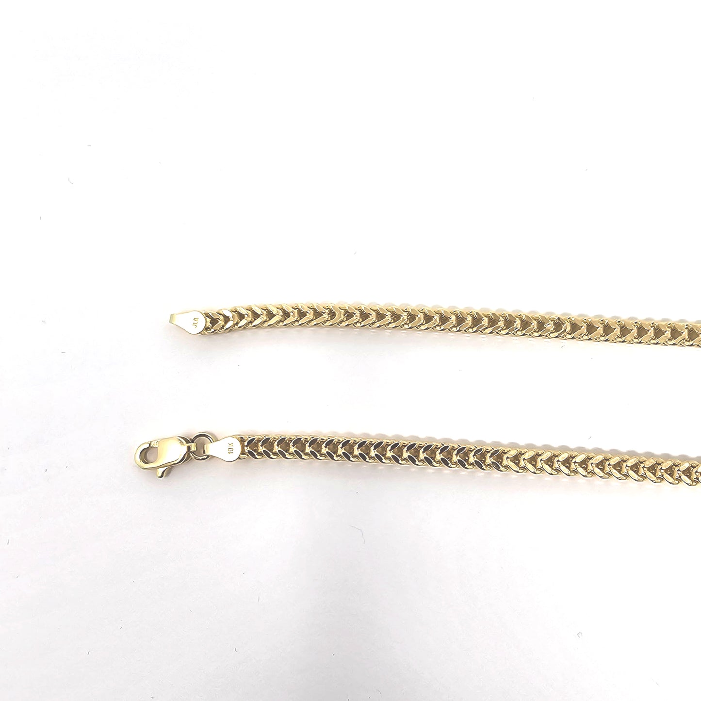 Elegant 10KT Hollow Franco Chain 22-Inch 3mm: Timeless Style
