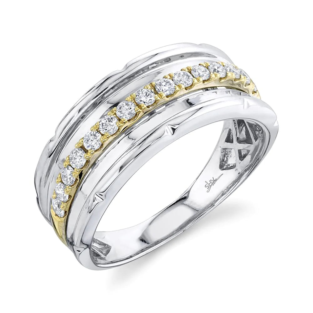 0.45CT DIAMOND MEN'S BAND