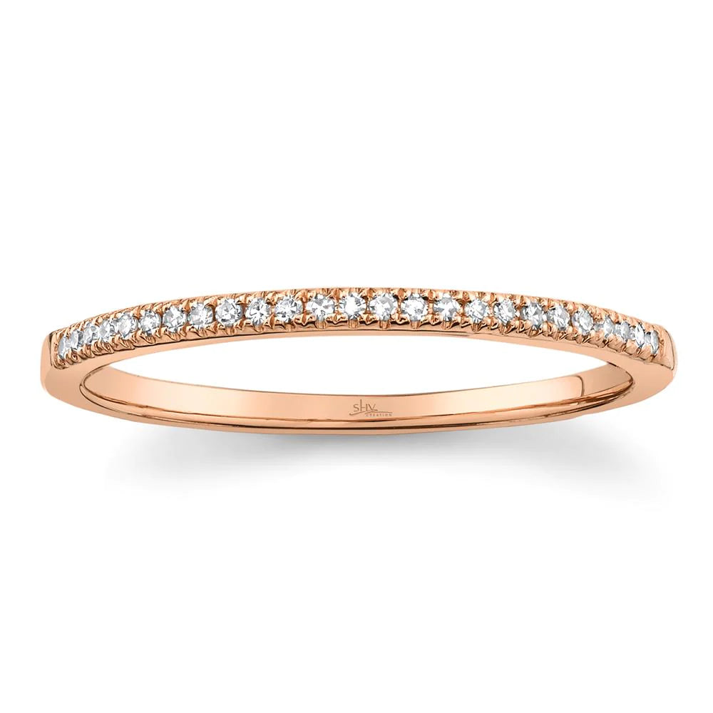 0.08CT Diamond Band: Timeless Elegance and Sparkling Charm