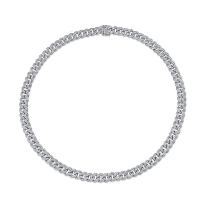 11.53CT DIAMOND PAVE LINK NECKLACE