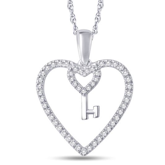 10 Karat White Gold Pendant