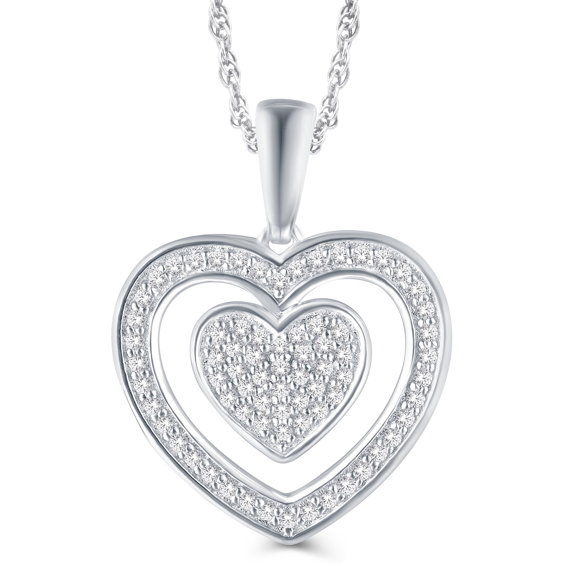 10 Karat White Gold Pendant